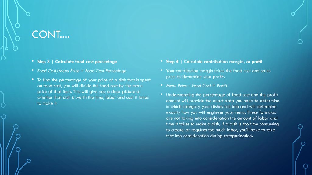 Costing Out Recipes Ppt Download costing-out-recipes-ppt-download